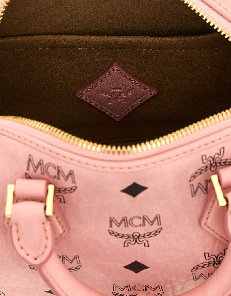 MCM Ella Boston Visetosモノグラムキャンバスバッグ () IFCHIC.COM