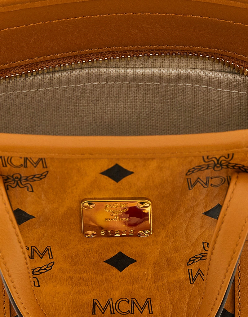 MCM Toni Top-Zip Visetos Mini Shopping Bag () IFCHIC.COM
