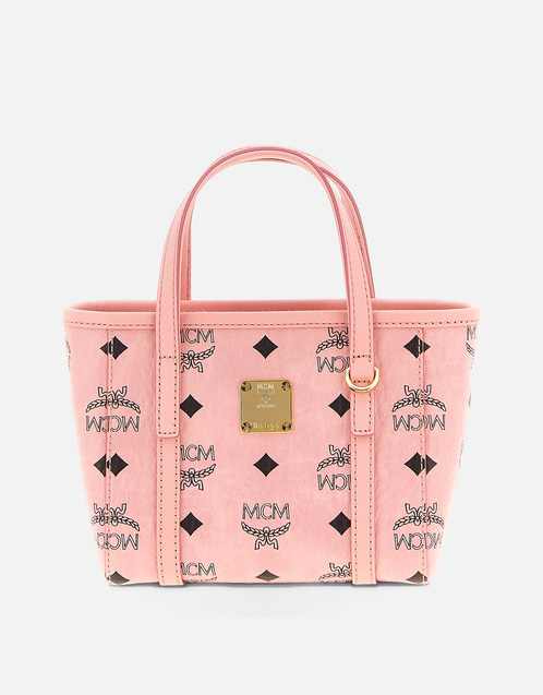 MCM Toni Visetos Monogram X-Mini Top-Zip Shopper Bag () IFCHIC.COM