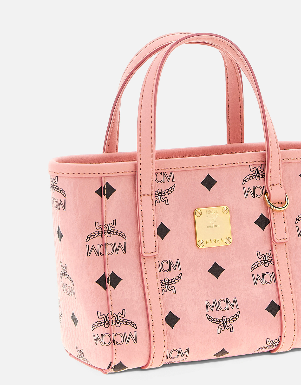 MCM Toni Visetos Monogram X-Mini Top-Zip Shopper Bag () IFCHIC.COM