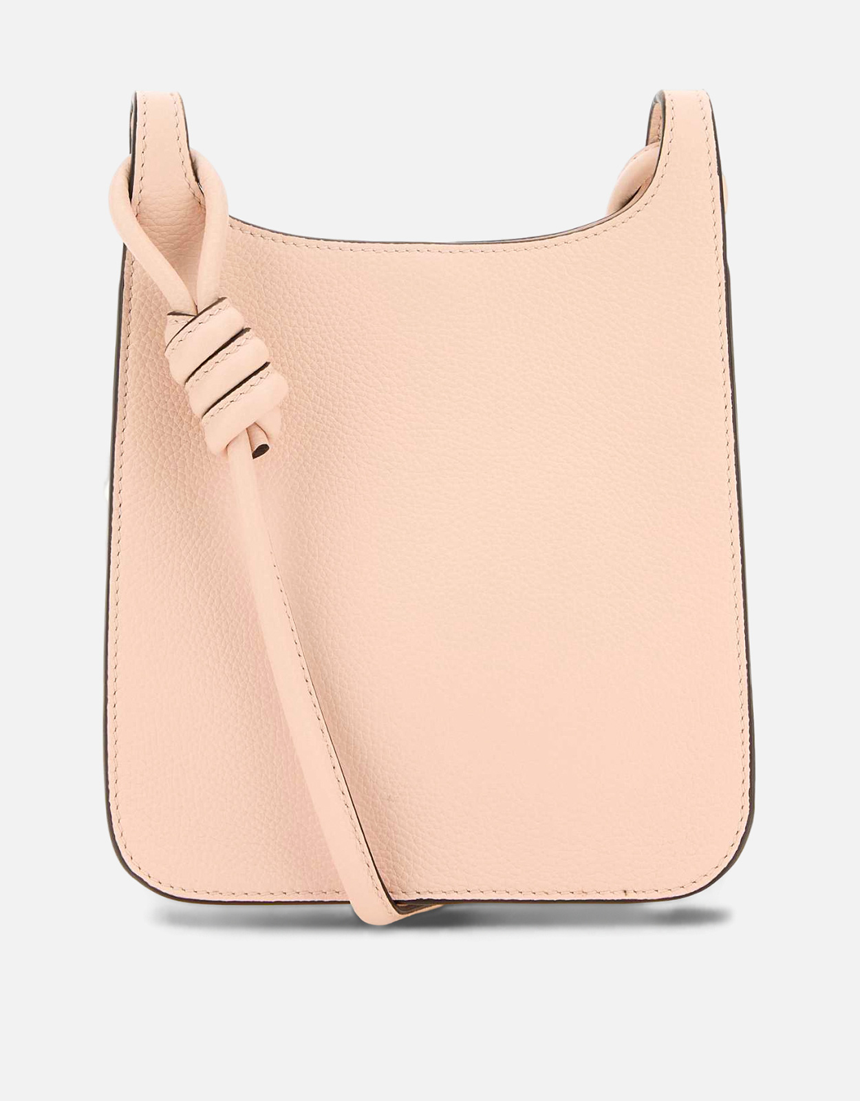 MCM パステルピンクレザーミニヒンメルホボクロスボディバッグ
