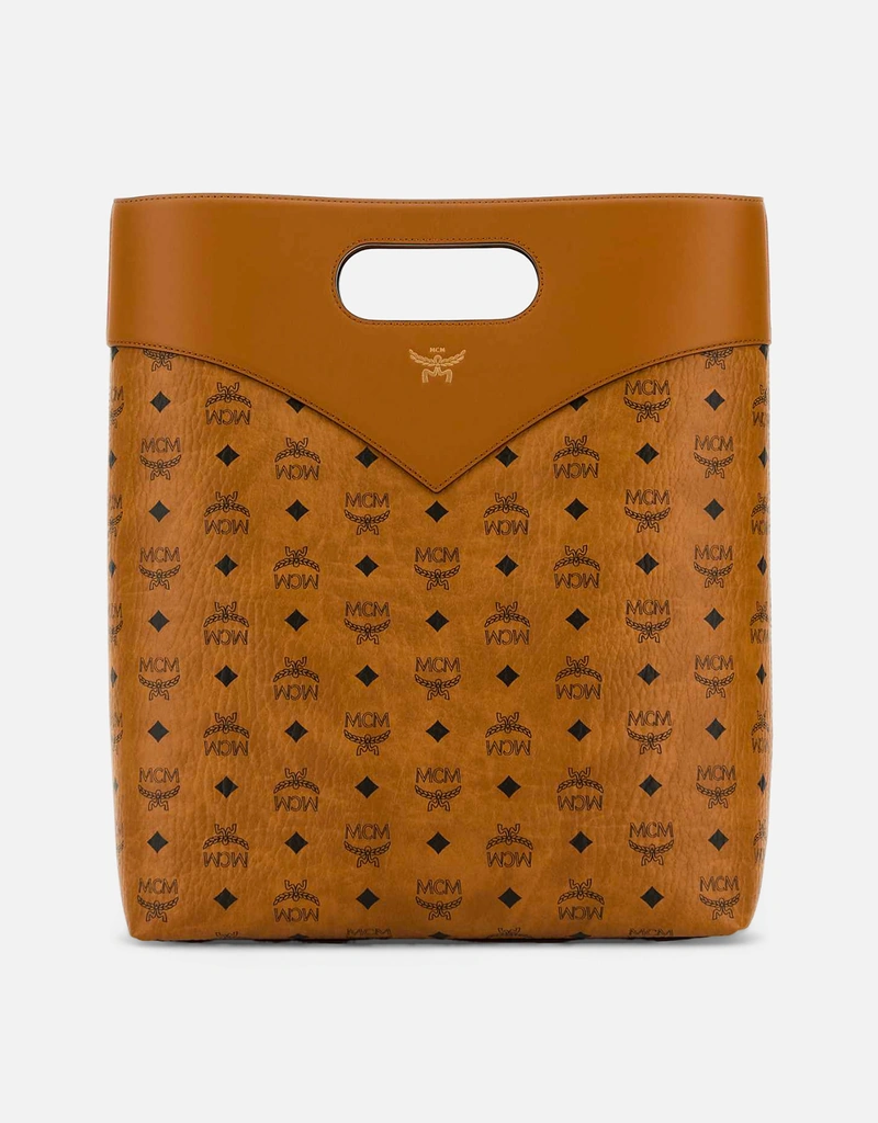 MCM メンズプリンテッドキャンバスショッピングバッグ () IFCHIC.COM