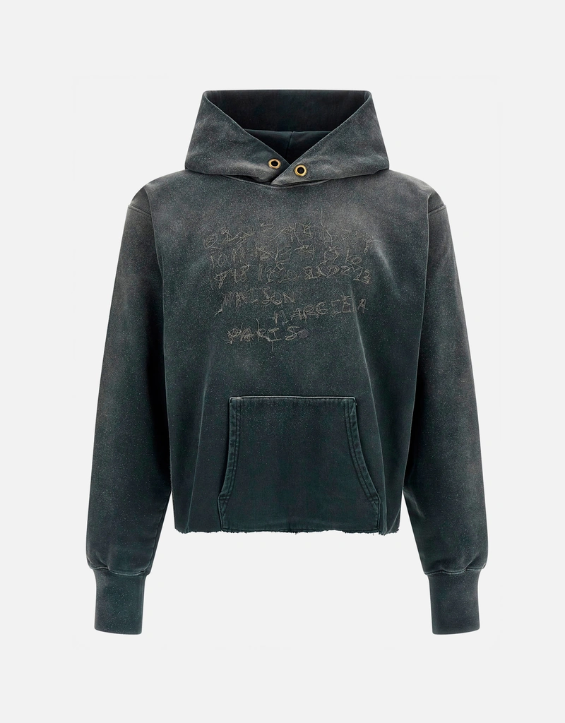 Maison Margiela ユーズドコットンオーバーサイズフーディー Maison Margiela ユーズドコットンオーバーサイズフーディー