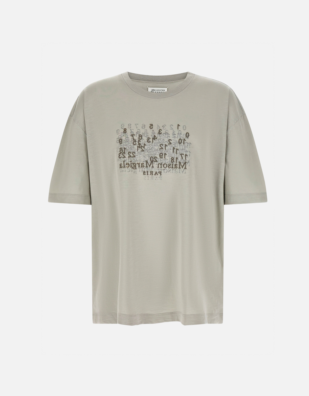 Maison Margiela Tシャツ グレー色 Maison Margiela Men's Cotton Numerical T-Shirt (All New In) IFCHIC.COM