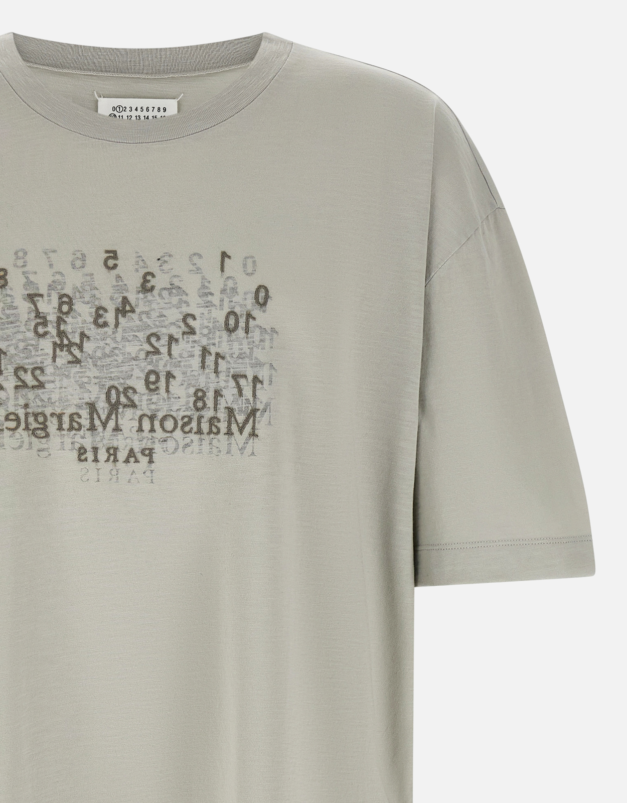 Maison Margiela メンズコットンナンバリングTシャツ (すべての新品