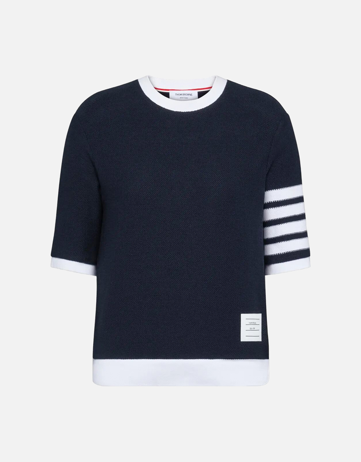 【極美品】THOM BROWNE コットンツイル　4BAR THOM BROWNE/トムブラウン_men通販 | キャメル コットンツイル ニット
