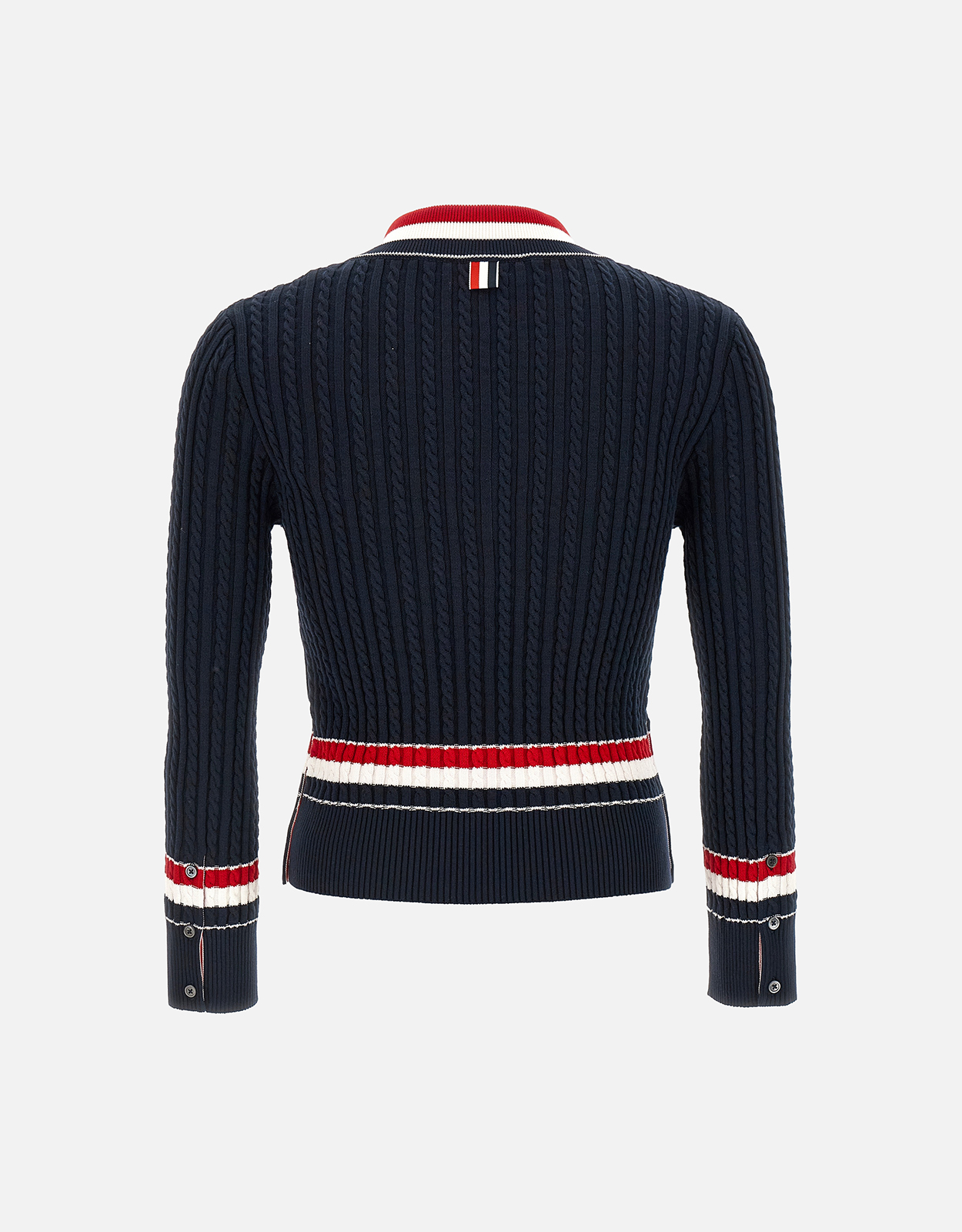 Thom Browne メンズ RWB コットン スリムフィット セーター (すべての