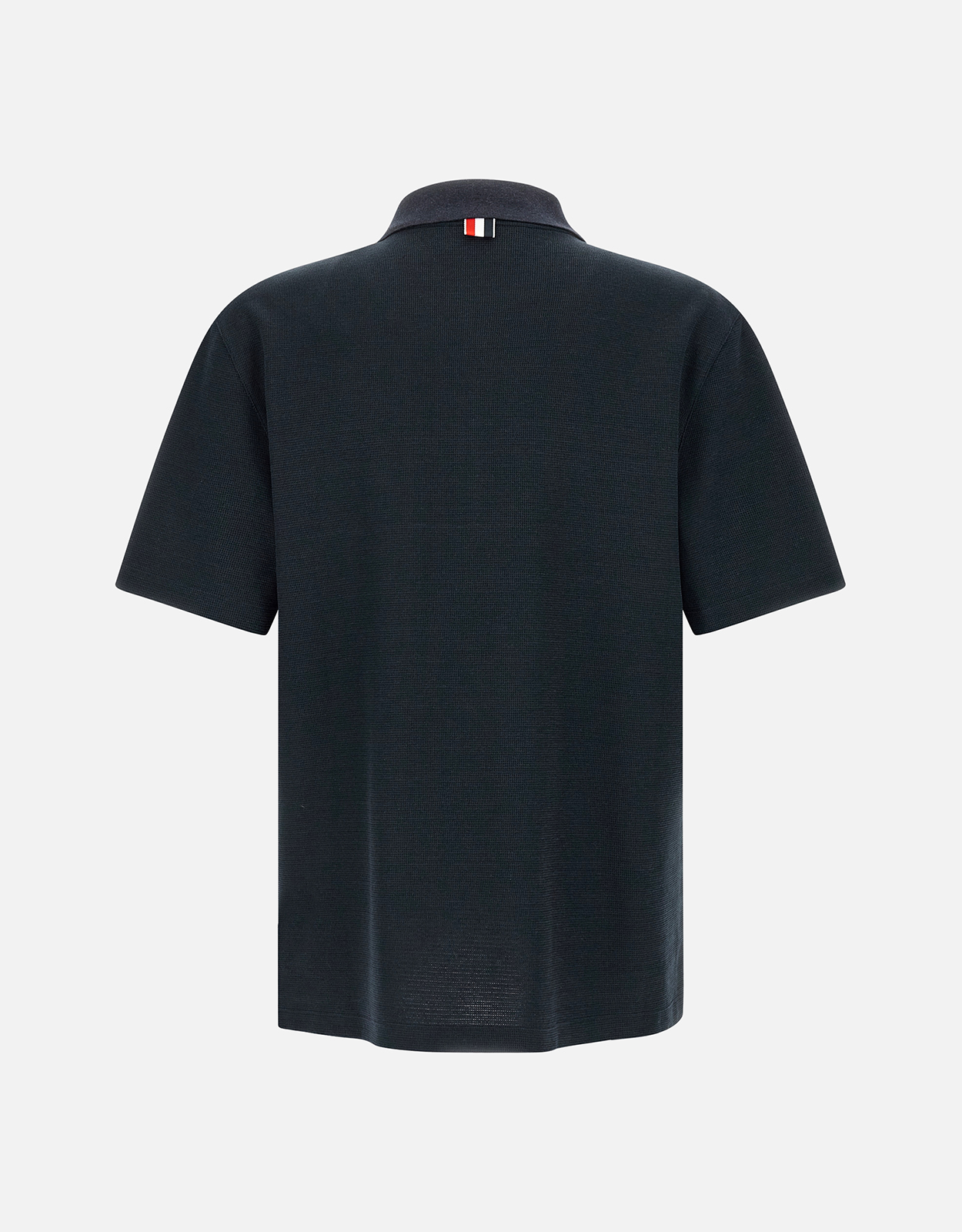 Thom Browne メンズNastro RWB綿麻混紡ポロシャツ (すべての新品