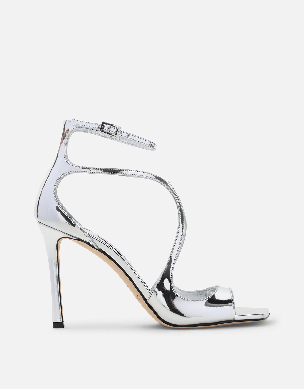 JIMMY CHOO アジア パテントカーフレザー サンダル (すべての新品
