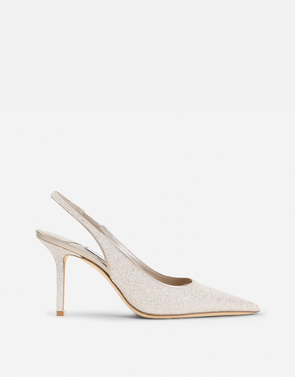 【美品】JIMMY CHOO グリッターパンプス23.5cmラウンドトゥ JIMMY CHOO Love85 カーフグリッターパンプス (すべての新品,シューズ