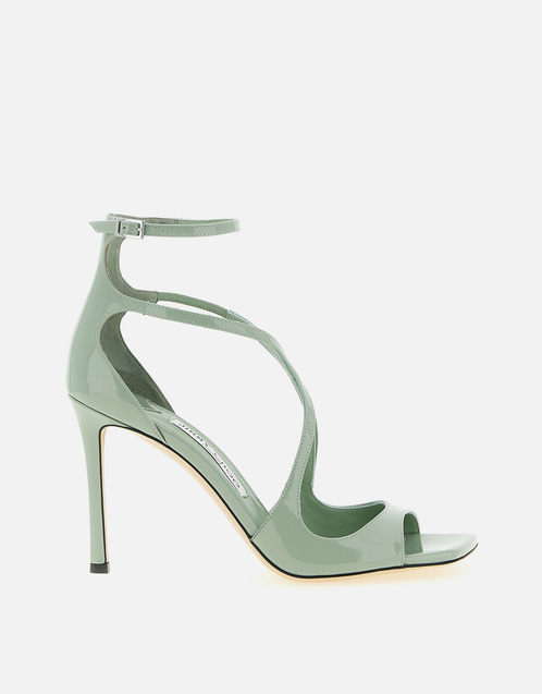 JIMMY CHOO Azia パテントレザーサンダル () IFCHIC.COM