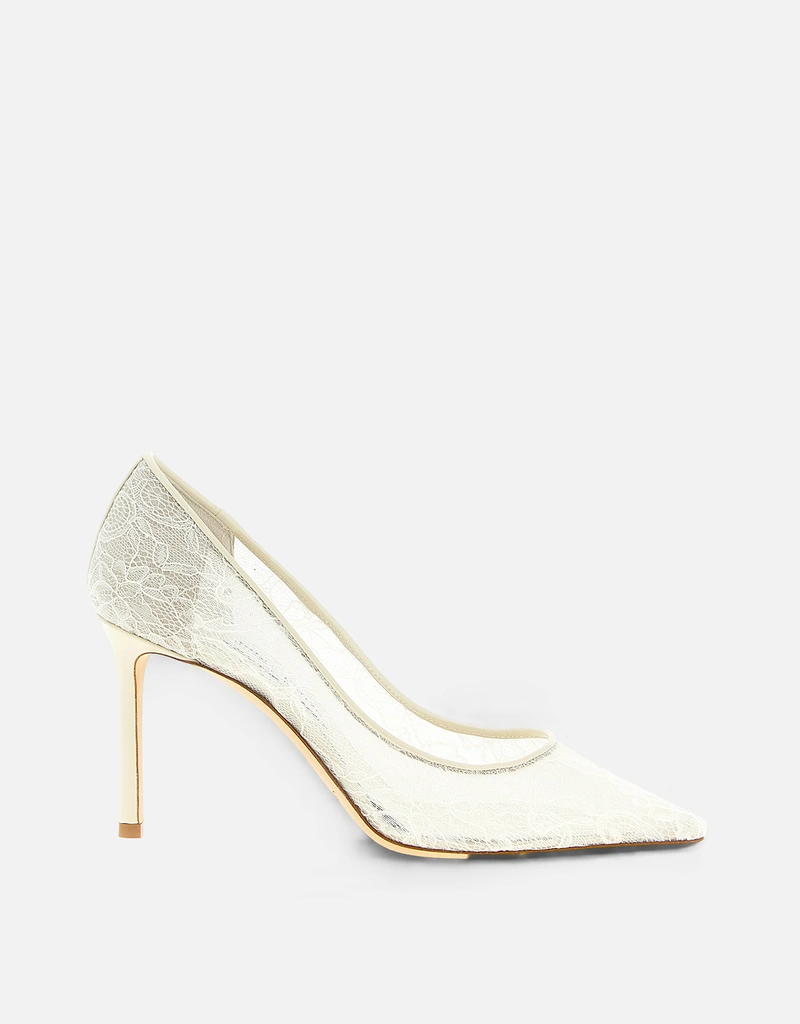 JIMMY CHOO Romy85レース85mmスティレットヒールパンプス () IFCHIC.COM
