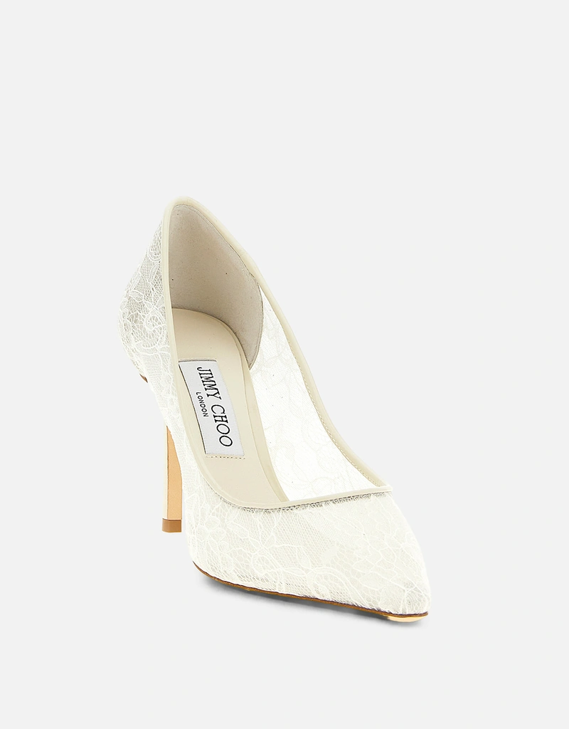 JIMMY CHOO Romy85レース85mmスティレットヒールパンプス () IFCHIC.COM