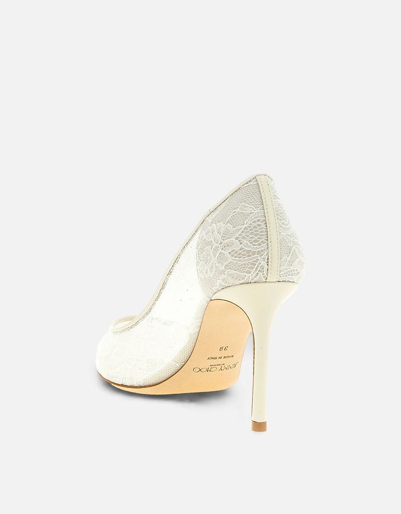 JIMMY CHOO Romy85レース85mmスティレットヒールパンプス () IFCHIC.COM