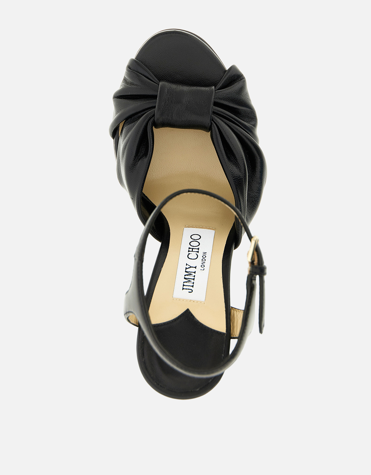JIMMY CHOO Heloise ナッパレザープラットフォームサンダル () IFCHIC.COM