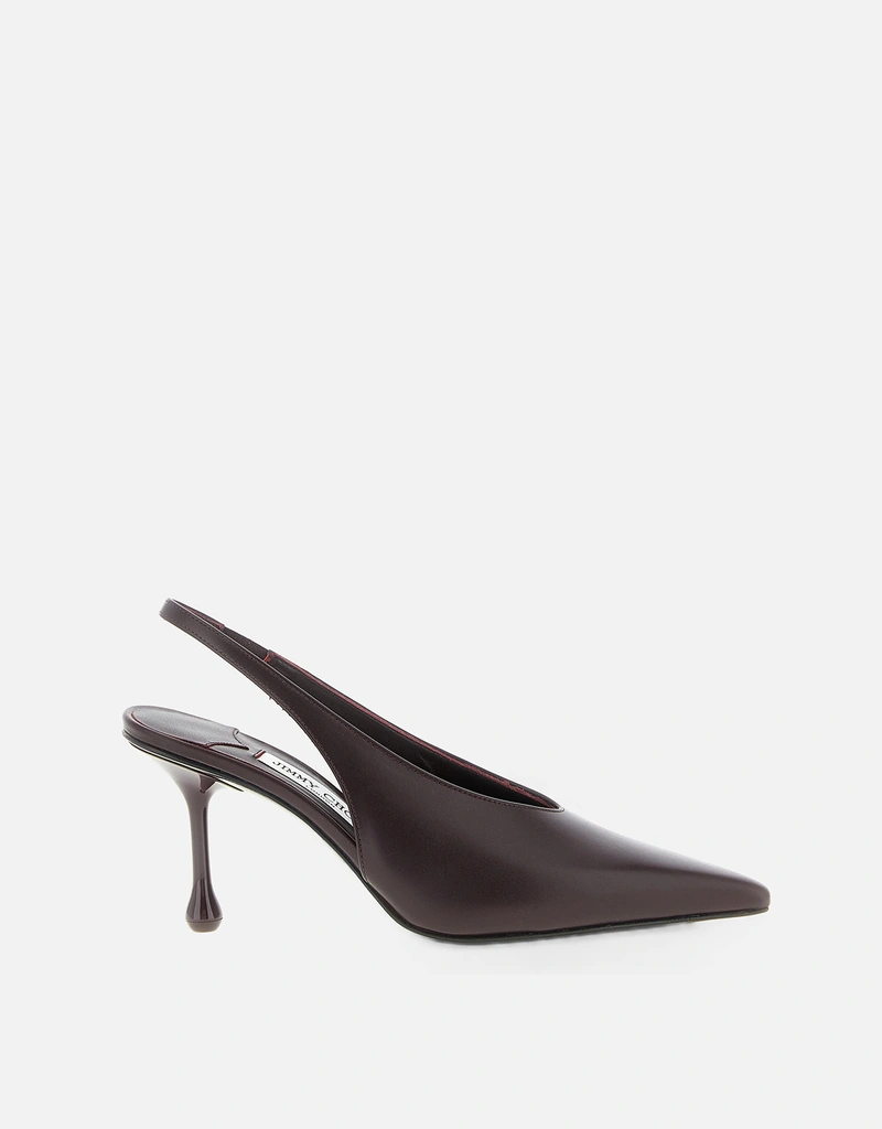 JIMMY CHOO カーフレザー ポインテッドトゥ ティアドロップ JIMMY CHOO カーフレザー ポインテッドトゥ ティアドロップ