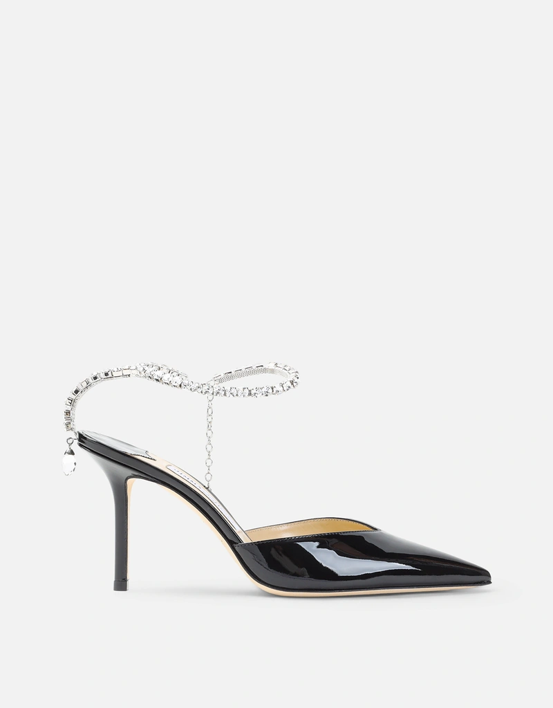 JIMMY CHOO パテントレザークリスタルパンプス (すべての新品,シューズ