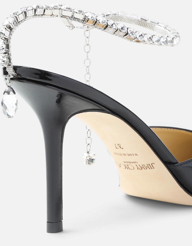 JIMMY CHOO パテントレザークリスタルパンプス (すべての新品,シューズ