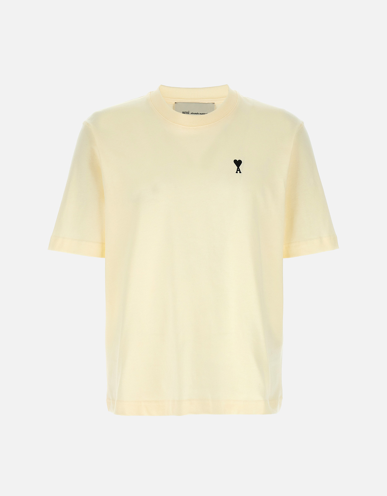 AMI Paris ユニセックスコットンPlace Des VictoiresプリントTシャツ