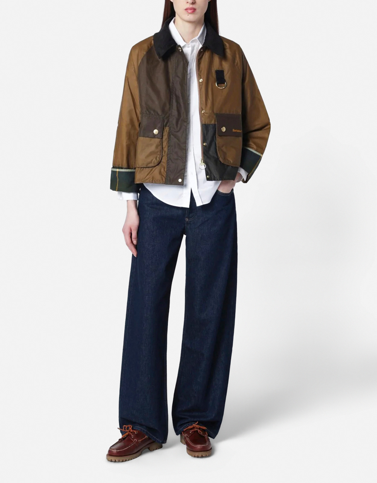 Barbour ワックスコットン サンドベージュ オリーブグリーン