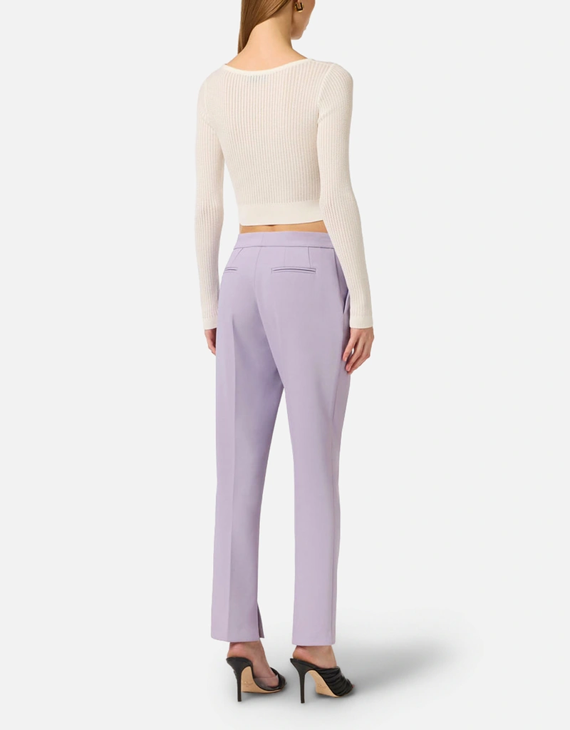 Elisabetta Franchi Knit Top With Printed Logo (All New In) IFCHIC.COM