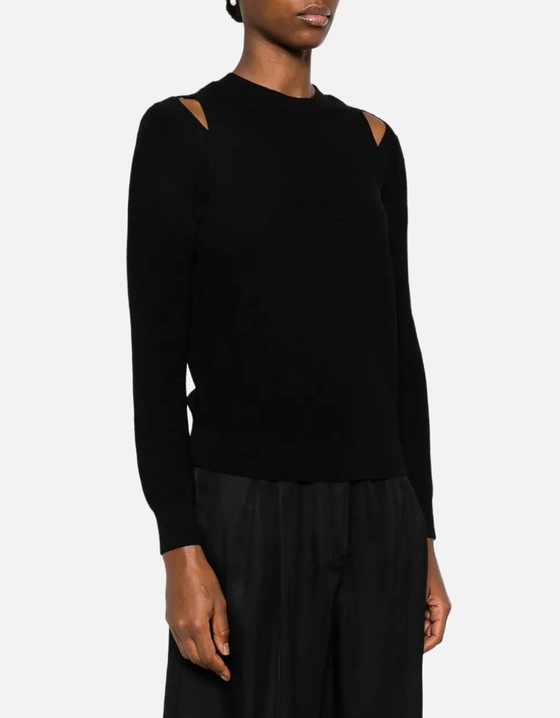 Elisabetta Franchi Knit Sweatshirt With Cut-Outs (All New In