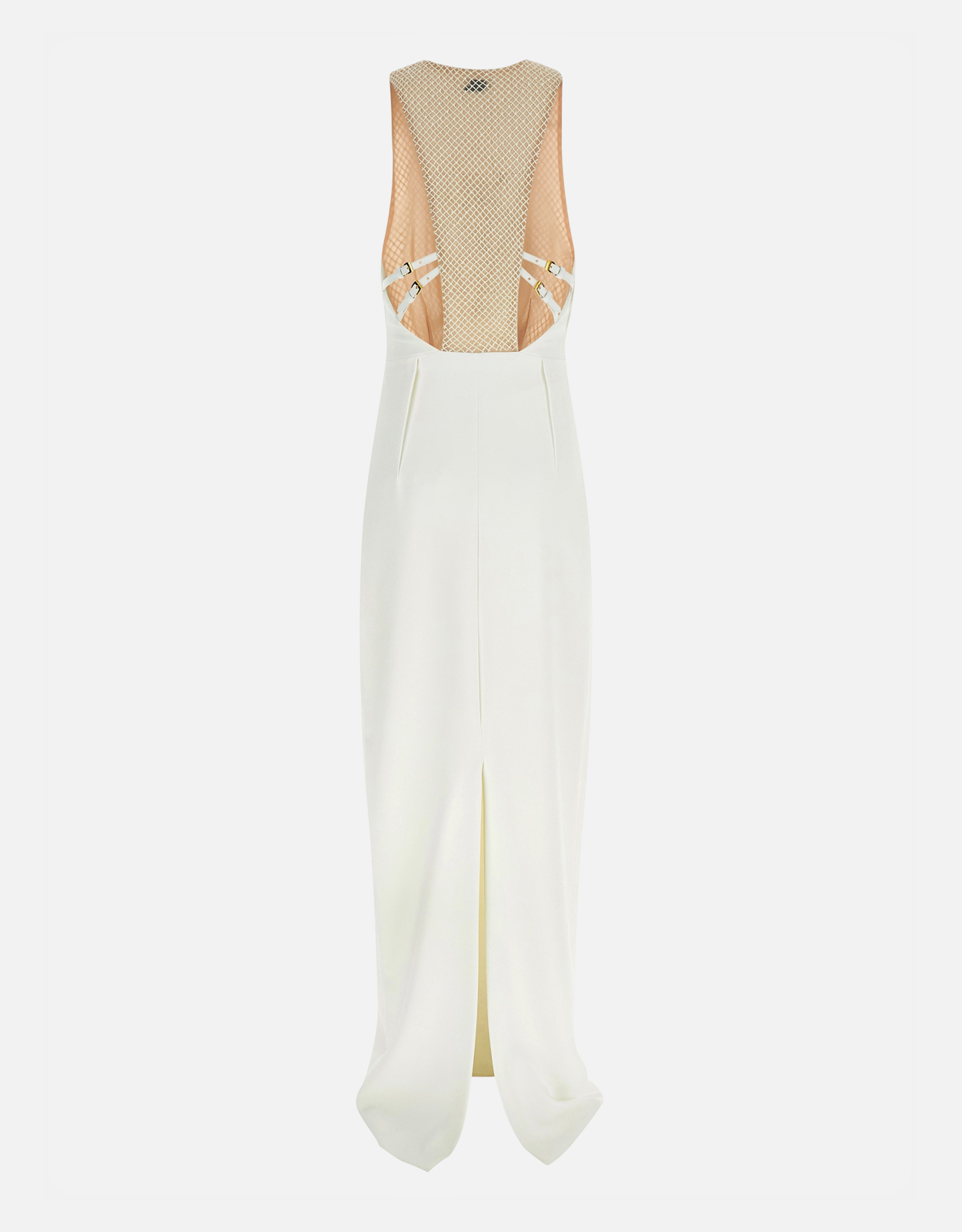 ELISABETTA FRANCHI ロゴモチーフ レッドカーペットドレス Elisabetta Franchi レッドカーペット 軽量クレープ 細身ドレス