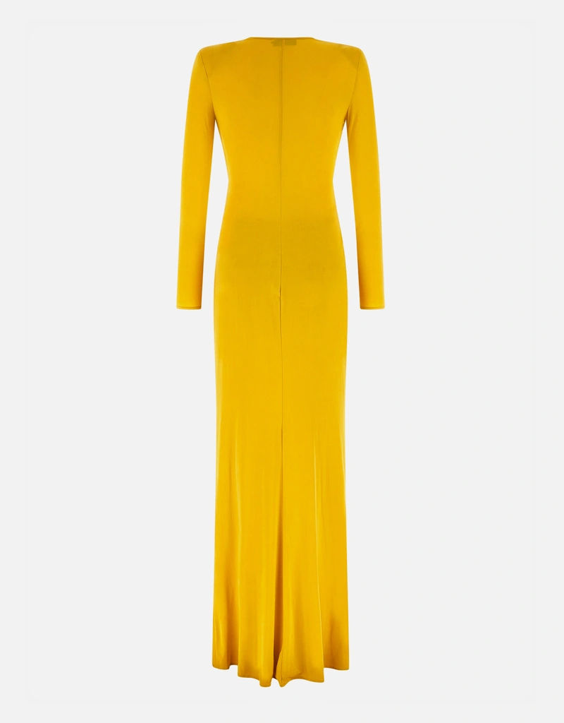 chelsea zipped jersey midi dress in black Chelsea Ivory Jacquard Ruched Bust Sweetheart Midi Dress L / US 8-10 main image 1
