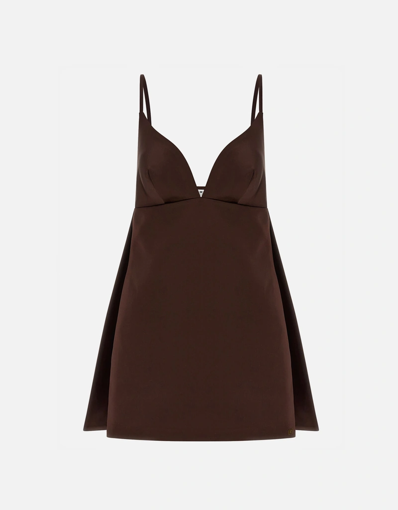 Elisabetta Franchi ダッチェスサテンミニドレス (すべての新品