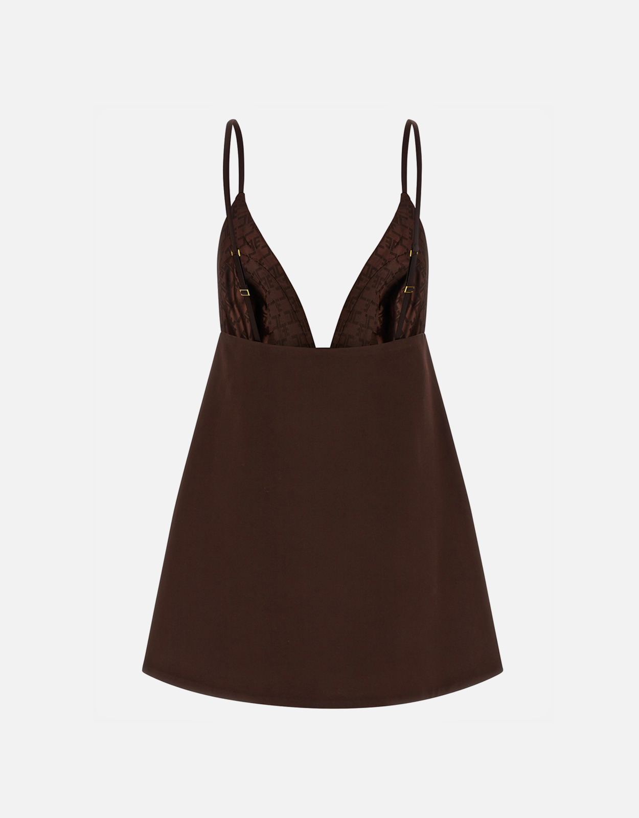 ELISABETTA FRANCHI ロゴ スタッズ クルーネック ミニドレス Elisabetta Franchi ダッチェスサテンミニドレス (すべての新品