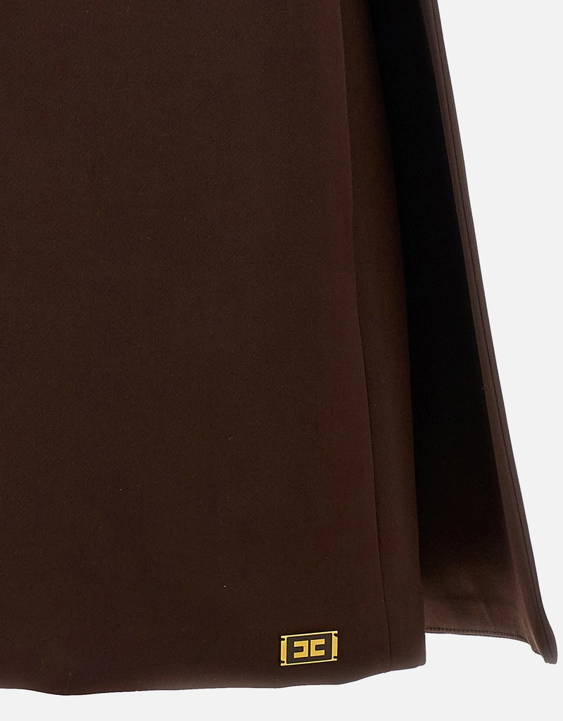 Elisabetta Franchi ダッチェスサテンミニドレス (すべての新品