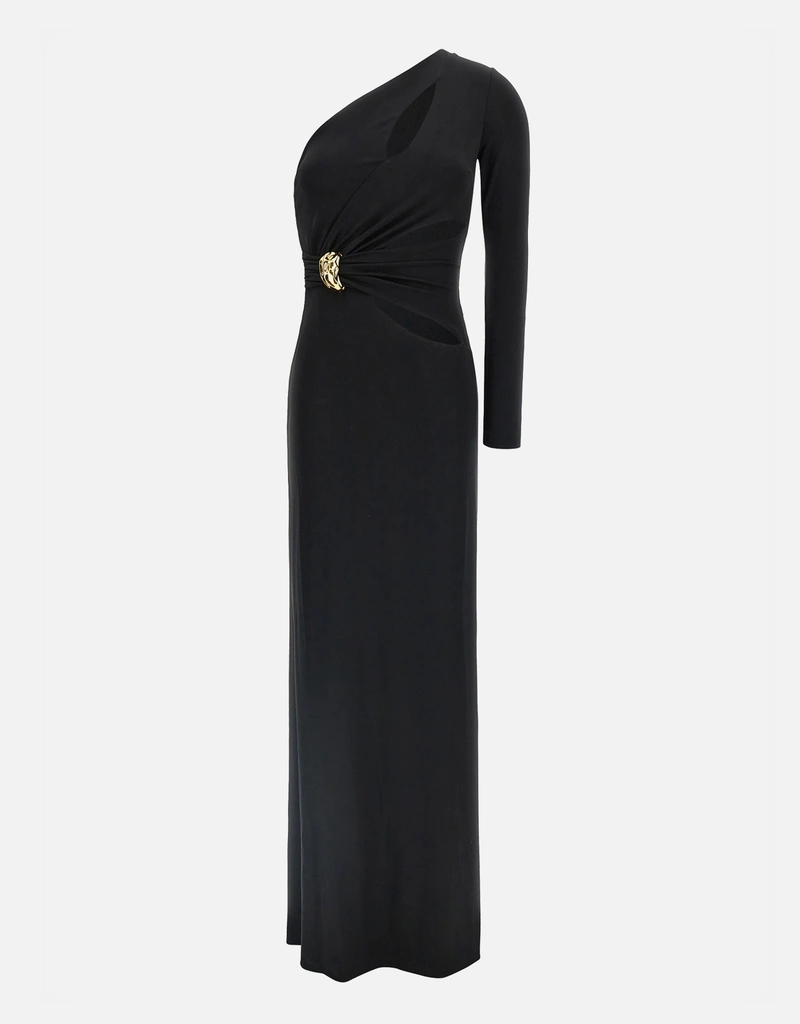 Elisabetta Franchi レッドカーペット クレープ生地 ジュエル