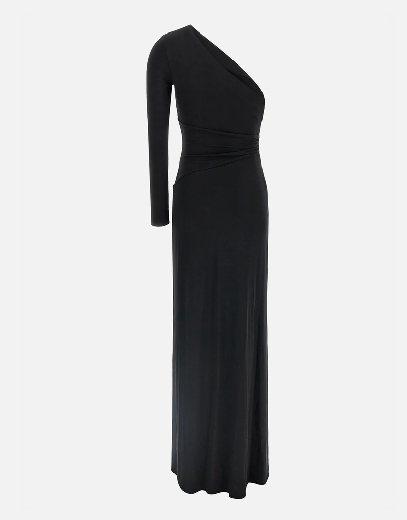 Elisabetta Franchi レッドカーペット クレープ生地 ジュエル