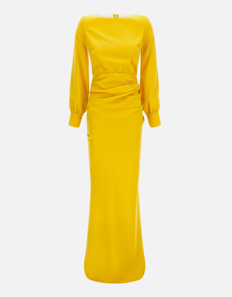 Elisabetta Franchi Long Dress - Yellow