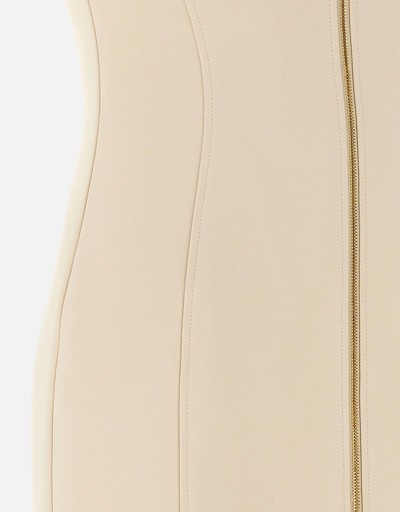Elisabetta Franchi ダブルレイヤーストレッチクレープ ハートネック