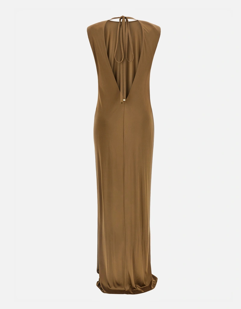 Elisabetta Franchi レッドカーペット シャイニー ビスコース