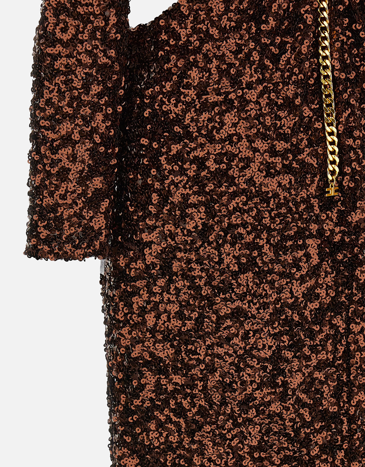 Elisabetta Franchi レッドカーペットスパンコールスリムフィット