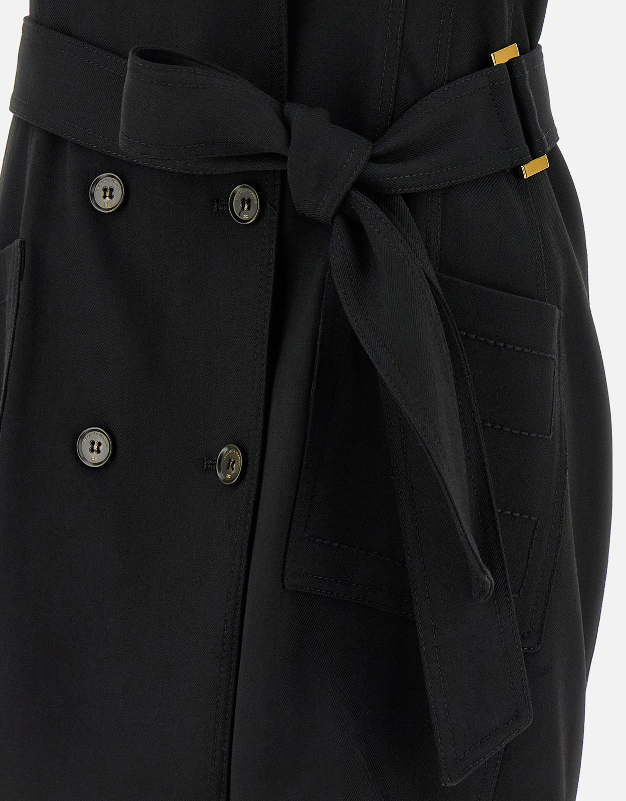 Elisabetta Franchi ダブルブレストベルトミニドレス (すべての新品