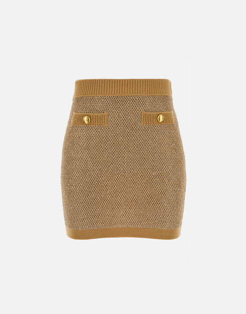 Elisabetta Franchi スパンコール付きニットスカート (すべての新品