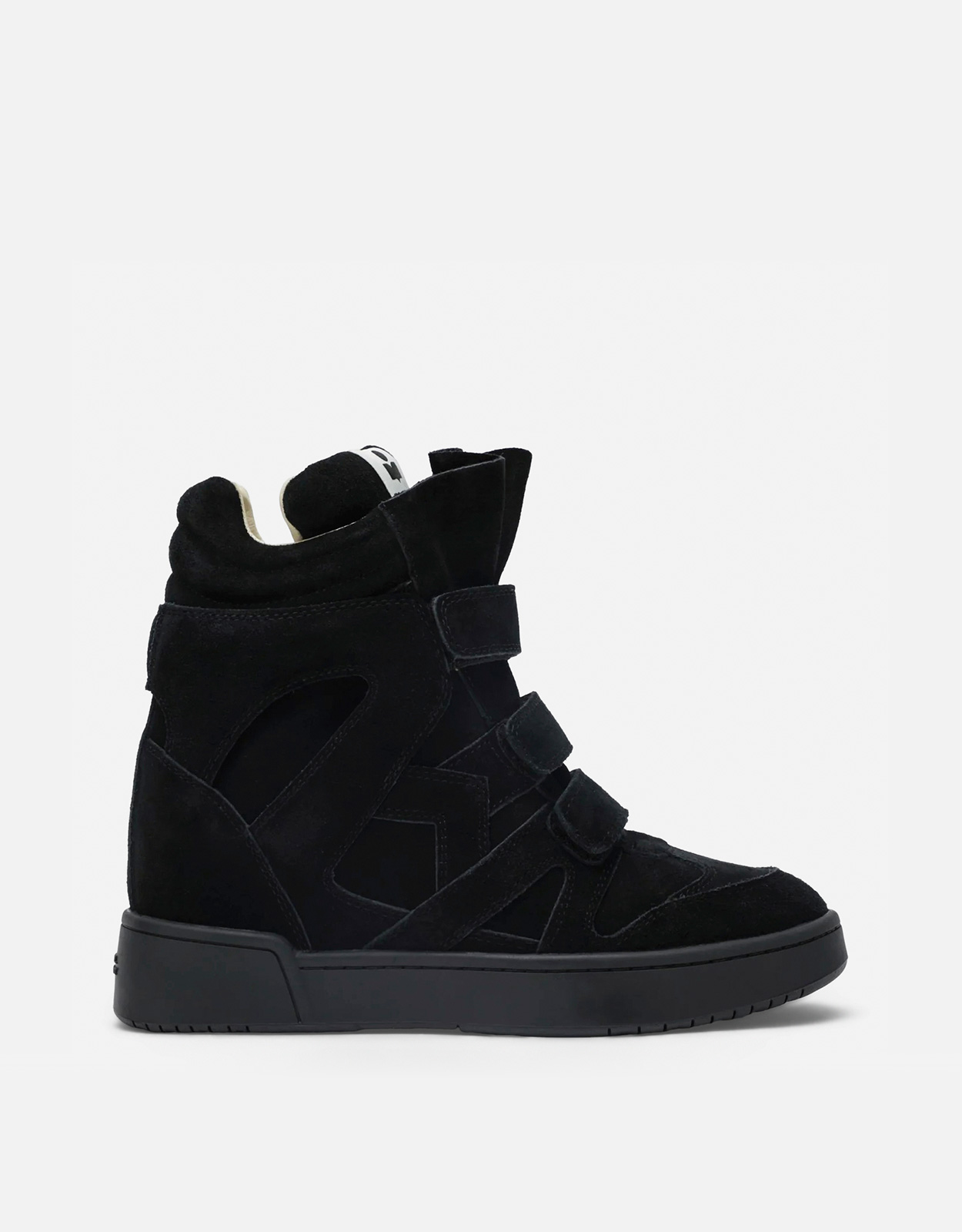 Isabel Marant ハイカットスエードカーフレザーウェッジスニーカー