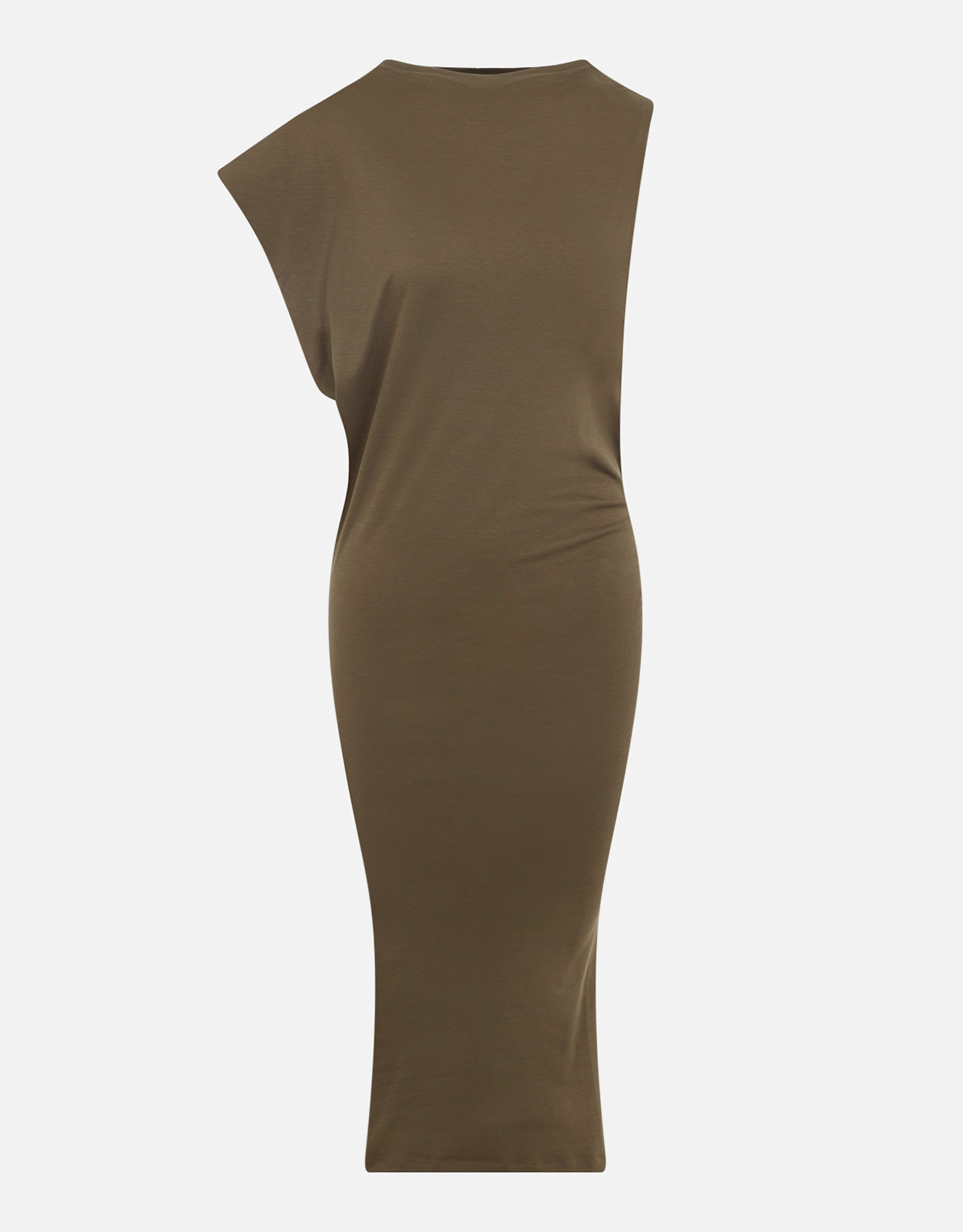 jacquemus green dress La Mini Robe Drapeado Dress in Dark Green main image 1
