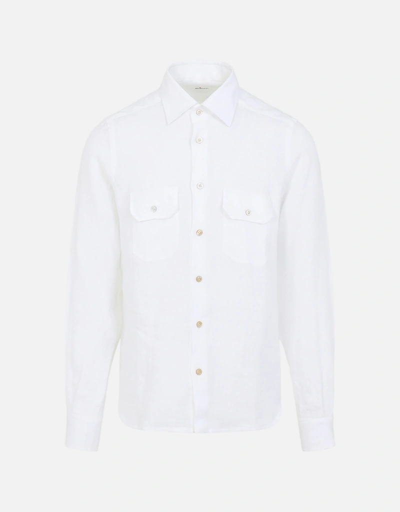Kiton メンズリネンシャツ (すべての新品) IFCHIC.COM