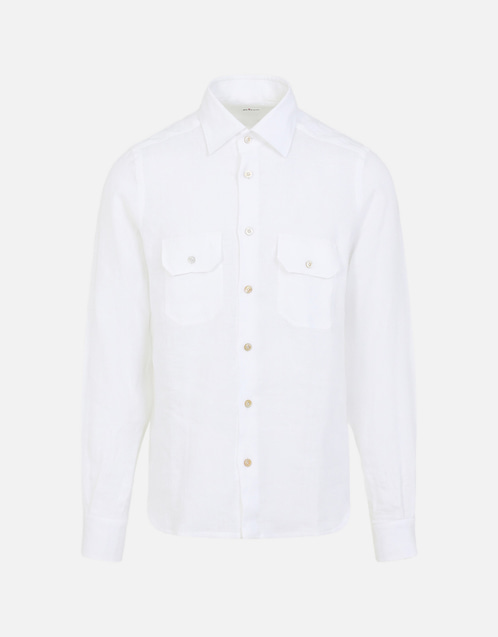Kiton メンズリネンシャツ (すべての新品) IFCHIC.COM