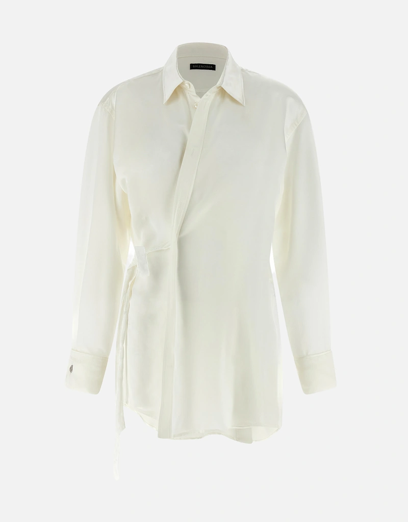 Balenciaga ラップシルクシャツ (すべての新品) IFCHIC.COM