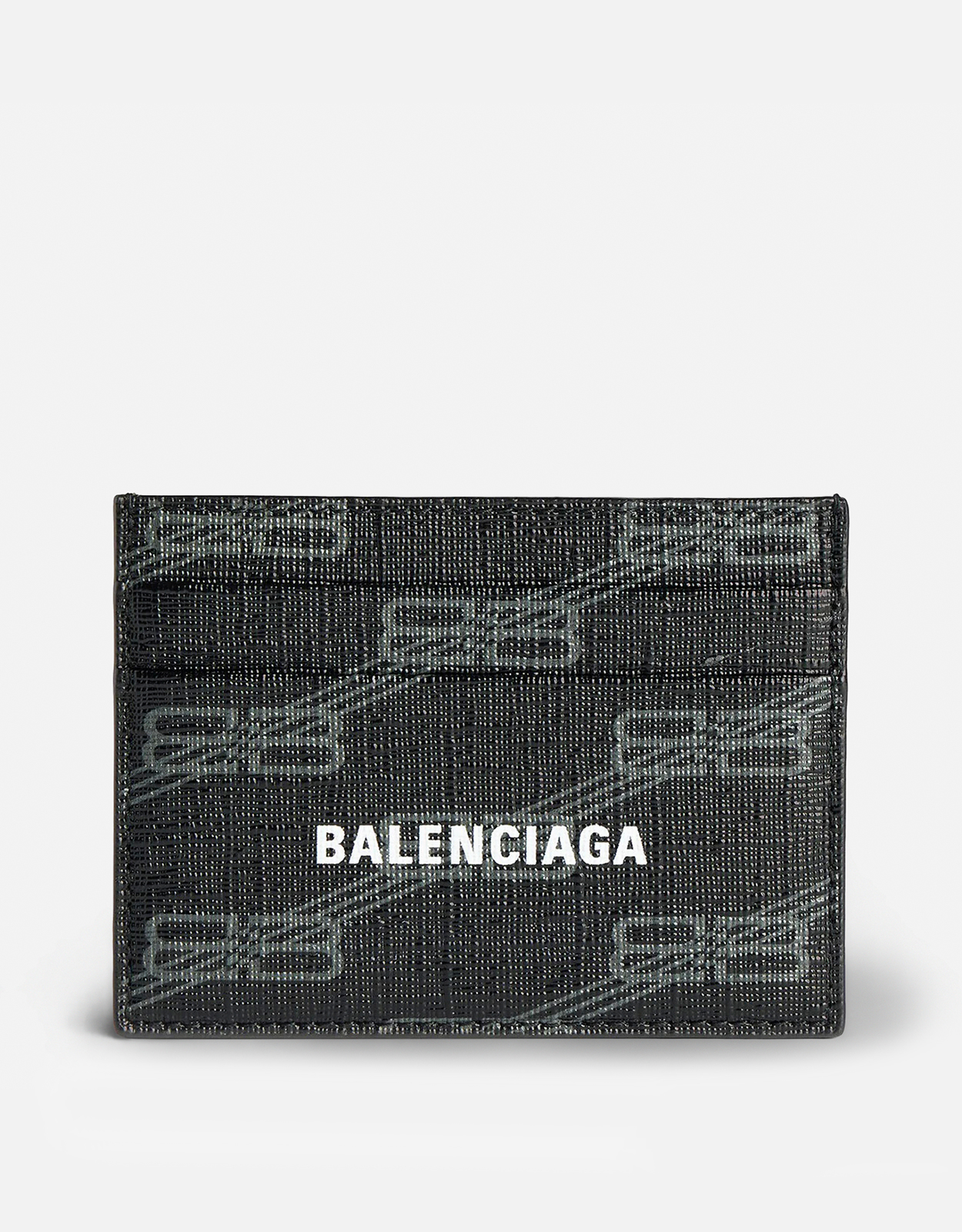 BALENCIAGA Balenciaga Men's Signature Card Holder Bb Monogram Coated Canvas　バレンシアガ メンズ シグネチャー カード ホルダー Bb モノグラム コーティング キャンバス