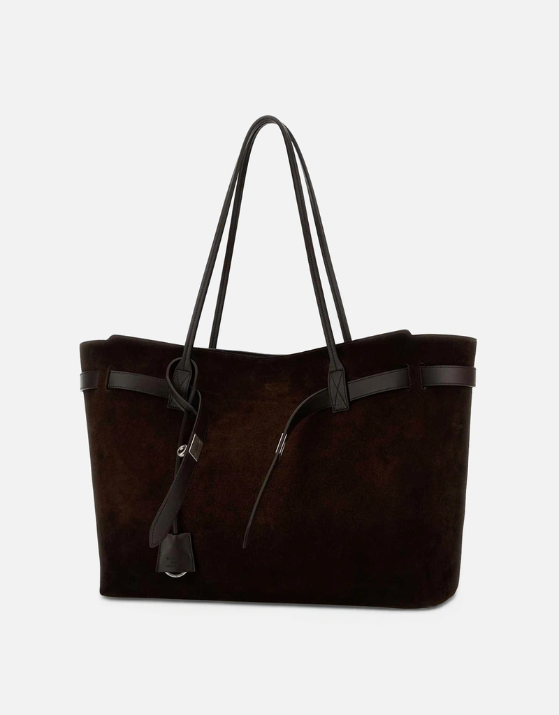 Balenciaga ラージワックスドスエードカーフスキントートバッグ