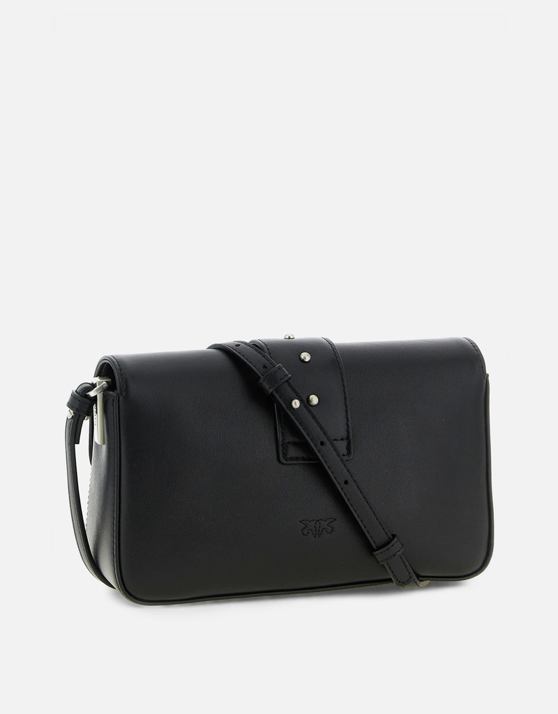 PINKO ブラック ショルダーバッグ Pinko Soft Leather Shoulder Bag Mini Love Bag () IFCHIC.COM