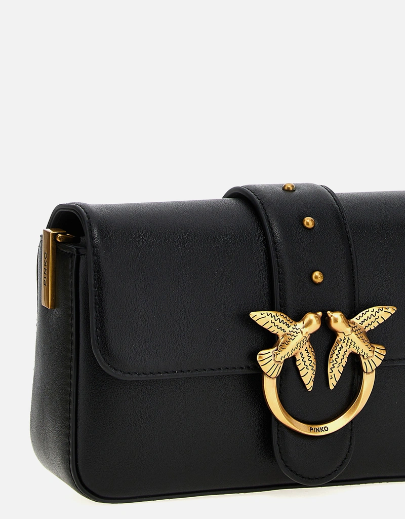 Pinko ソフトレザー ミニラブバッグ ショルダーバッグ () IFCHIC.COM