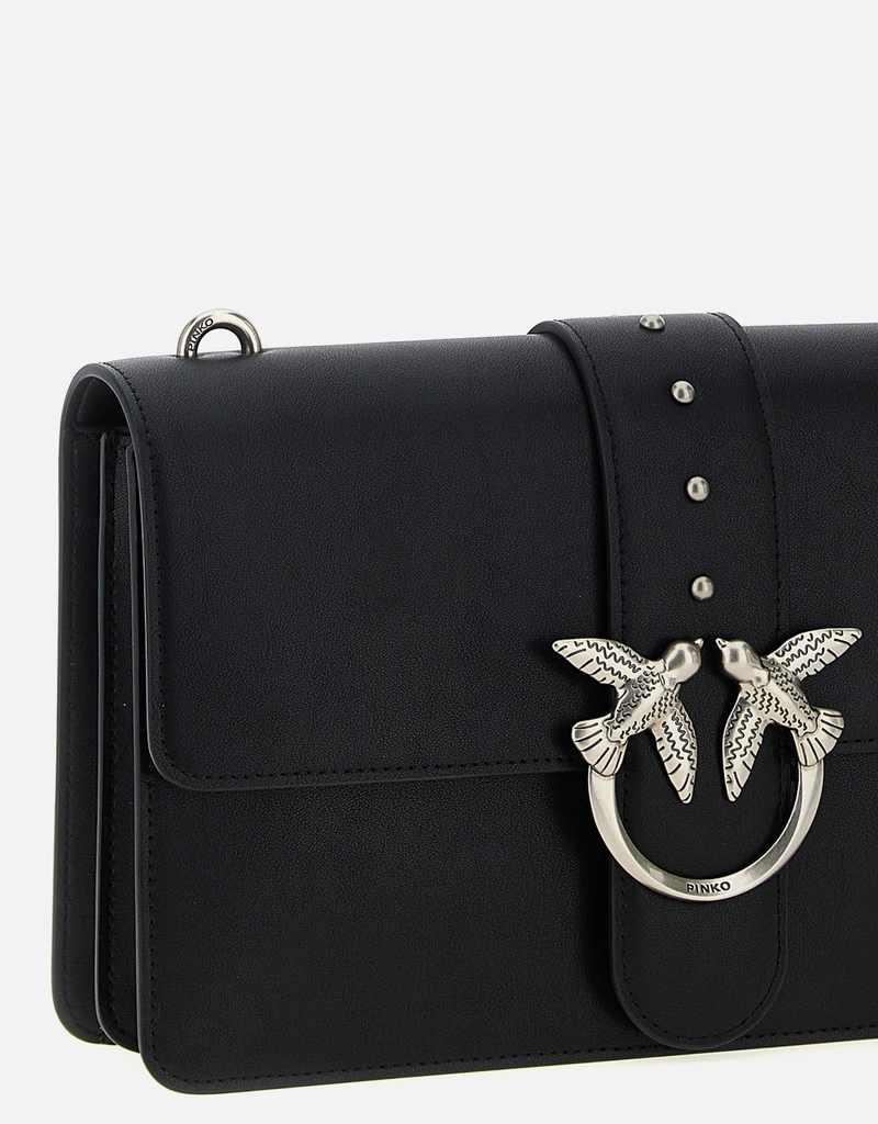 Pinko Love One Classic Medium Leather Crossbody Bag () IFCHIC.COM