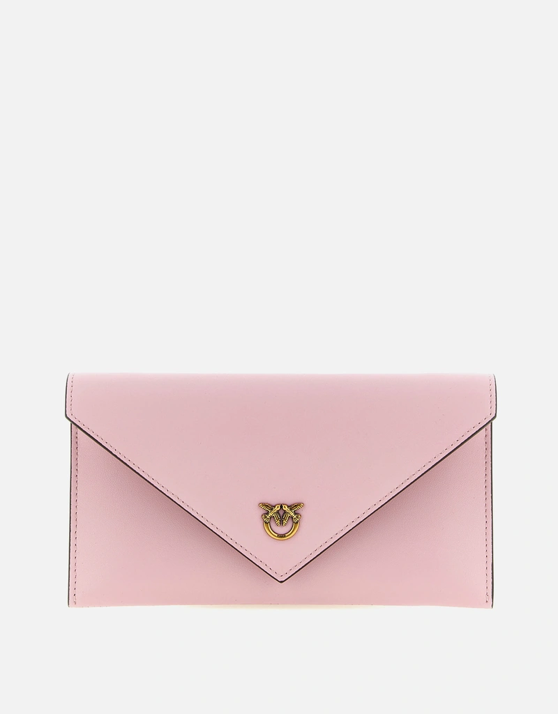 Pinko スモールスムースレザーエンベロープクラッチバッグ () IFCHIC.COM